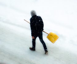 winter shoveling
