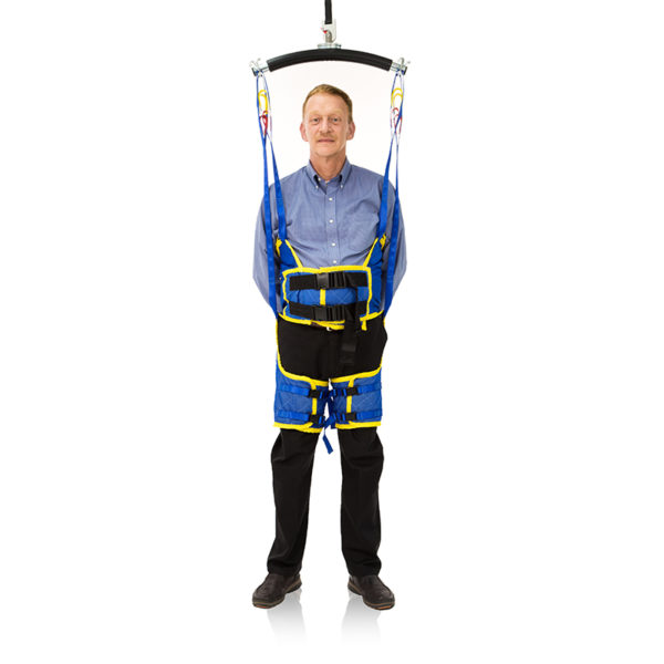 standing sling in use handicare video